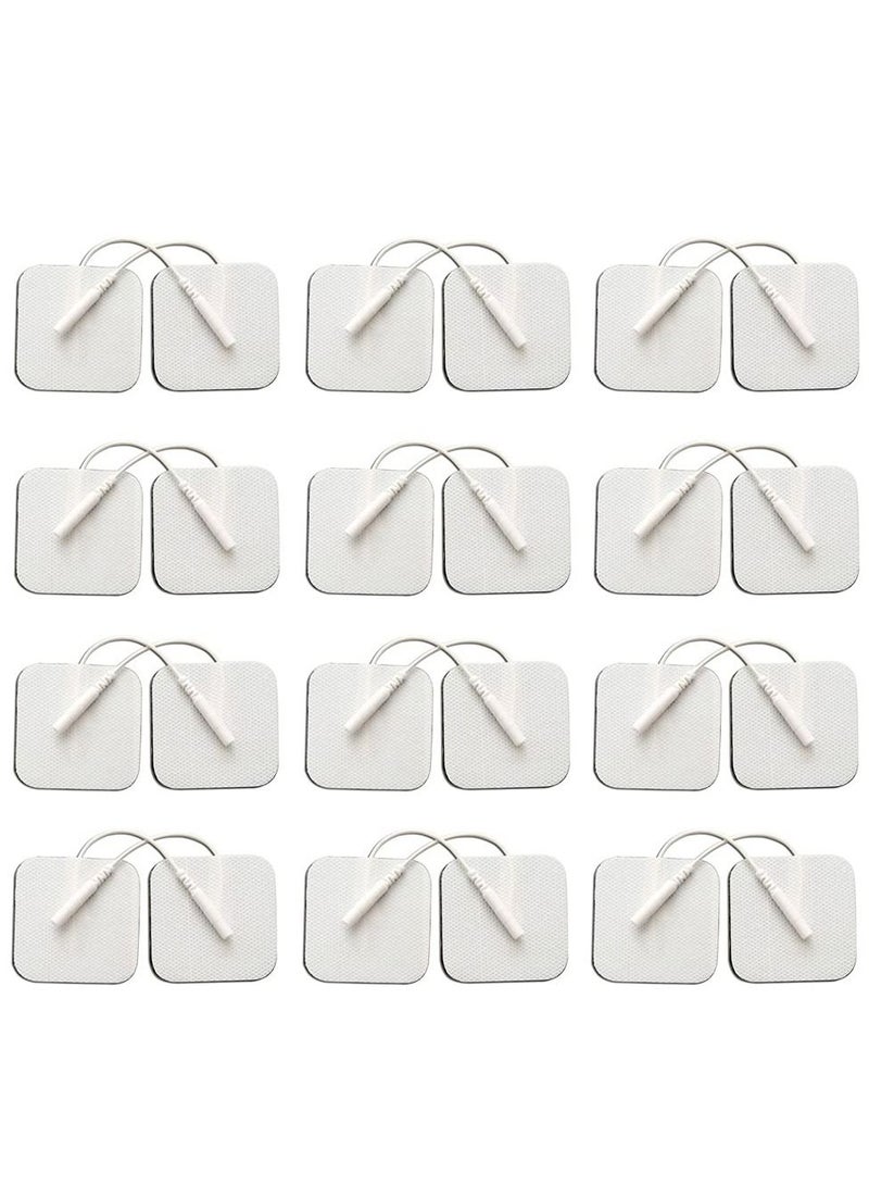 24PCS TENS Unit Replacement Pads Reusable Tens Pads Replacement Electrode Patches - Image 1