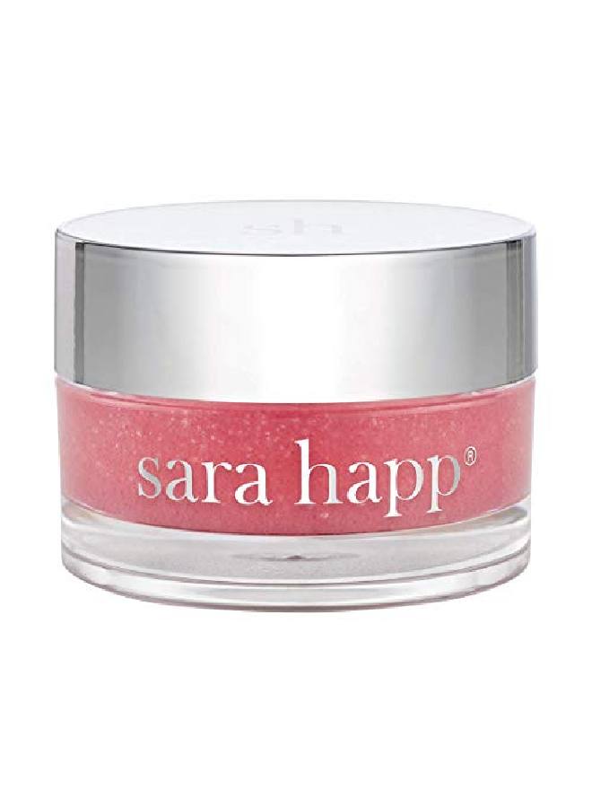 sara happ The Lip Scrub: Pink Grapefruit Sugar Scrub Exfoliating Lip Treatment Moisturizer For Dry And Flaky Lips Vegan 05 Oz - Image 2