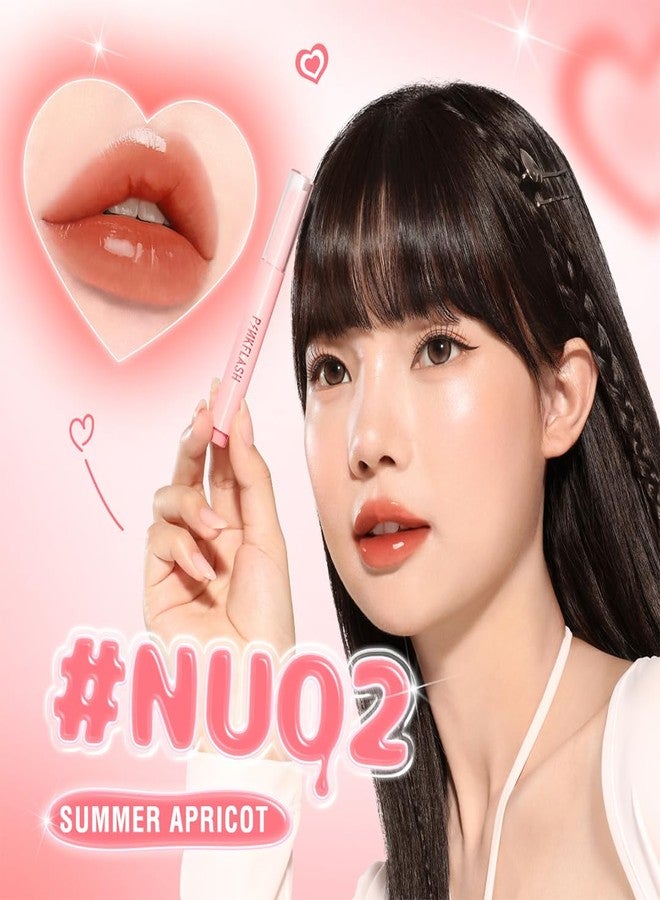 بينكفلاش بلسم بينك فلاش اللامع والمكثف - NU02 مشمش صيفي، مرطب ومكثف للشفاه، لمسة نهائية لامعة ناعمة، ترطيب يدوم طويلاً، غير لزج، مثالي للاستخدام اليومي، نباتي ولم يُختبر على الحيوانات - Image 2