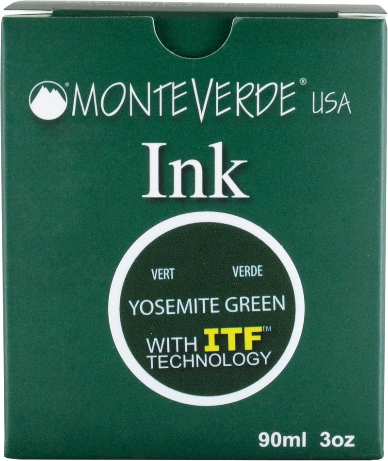 Monteverde USA Ink with ITF Technology, 90 ml Yosemite Green (G308YG) - Image 5
