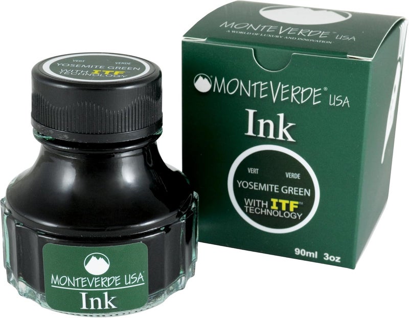Monteverde USA Ink with ITF Technology, 90 ml Yosemite Green (G308YG) - Image 4