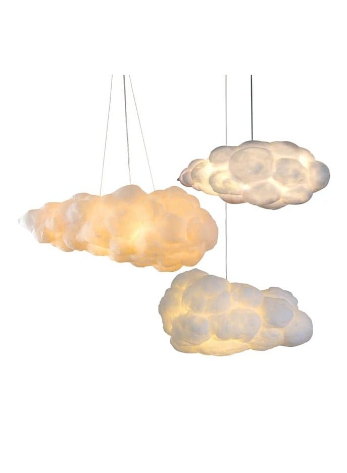 FAMI LIGHTS Modern Creative Personality LED Pendant Light Living Room Bedroom Cloud Hanging Lamp For Home Decor Lighting 3 Pieces Set 60cm 50cm 40cm - Image 1