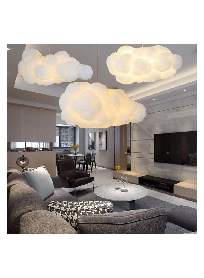 FAMI LIGHTS Modern Creative Personality LED Pendant Light Living Room Bedroom Cloud Hanging Lamp For Home Decor Lighting 3 Pieces Set 60cm 50cm 40cm - Image 2