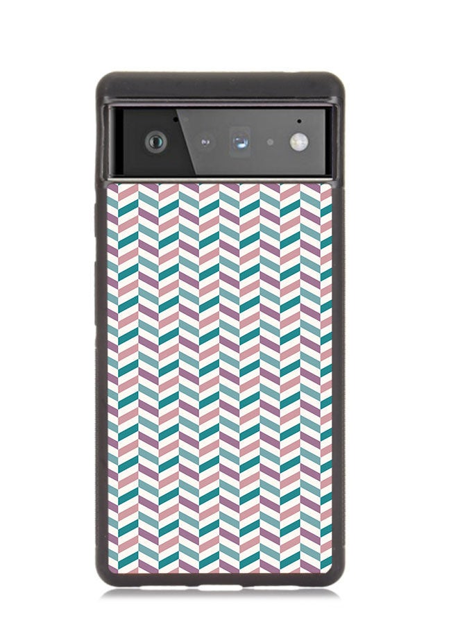 Okteq TPU Protection and Hybrid Rigid Clear Back Cover Case Small Mix Patterns for Google Pixel 6  - Image 2