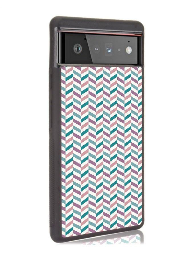 Okteq TPU Protection and Hybrid Rigid Clear Back Cover Case Small Mix Patterns for Google Pixel 6  - Image 3