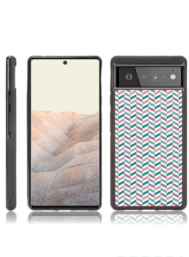 Okteq TPU Protection and Hybrid Rigid Clear Back Cover Case Small Mix Patterns for Google Pixel 6  - Image 1