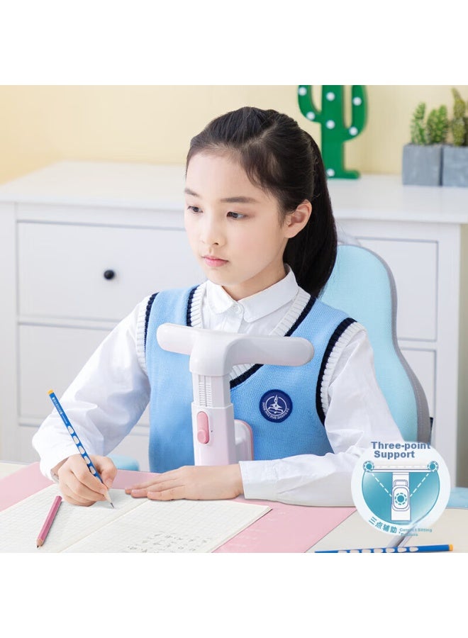 Deli Posture Corrector For Students, Writing, Myopia, And Hunchback, Ergonomic Writing Support, No Installation Required, Birthday And Back-to Gift, Pink - Image 5