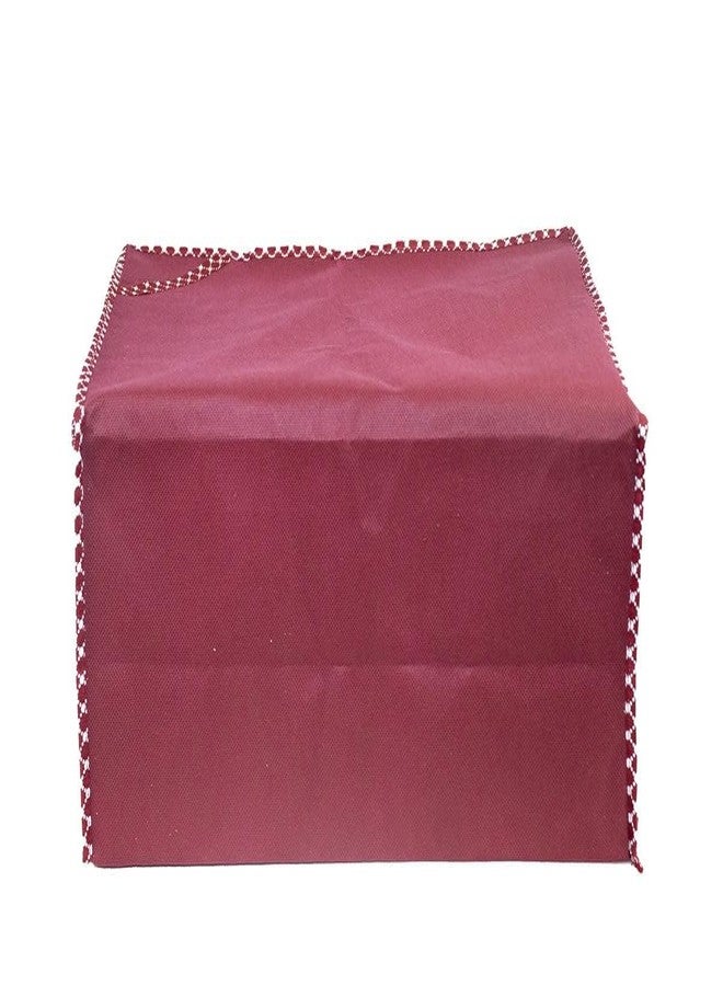 EasyGoods® Saree Covers with Zip – 9 Inch, Non-Woven, Wardrobe Organizer, Clothes Storage Bag with Transparent Window, Saree Bags for Storage, Pack of 12, Maroon - Image 5