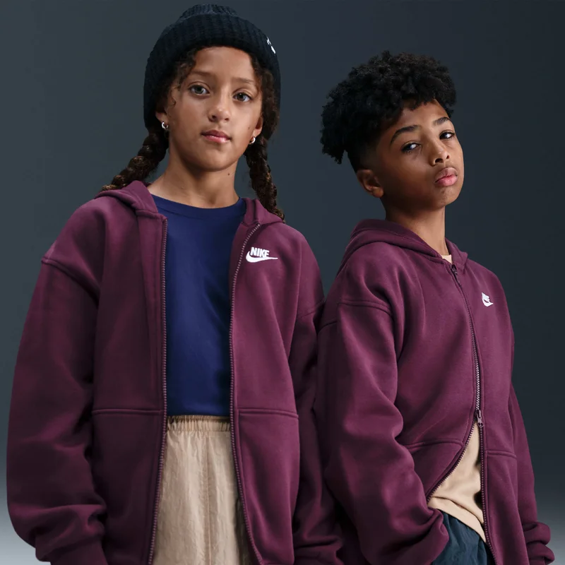Nike Kids' Sportswear Club Fleece Full-Zip Hoodie