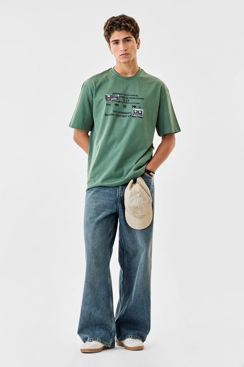 SNITCH Legendry Oversized 100% Cotton T-Shirt