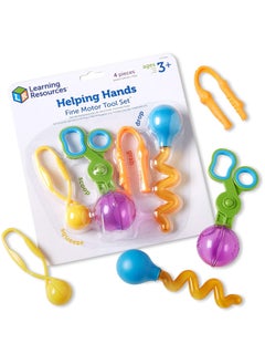Learning Resources Helping Hands Fine Motor Tool Set Toy and Sensory Games Ages 3+ Multi-color 4 Items  - Image 1