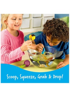 Learning Resources Helping Hands Fine Motor Tool Set Toy and Sensory Games Ages 3+ Multi-color 4 Items  - Image 2