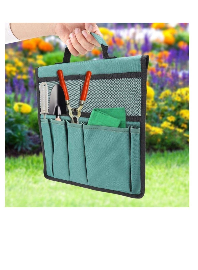 Generic Gardening Tool Pouch, Foldable Portable Garden Pouch, Heavy Duty Tote Storage Organizer for Gardener & Planting Amateur (Green) - Image 4