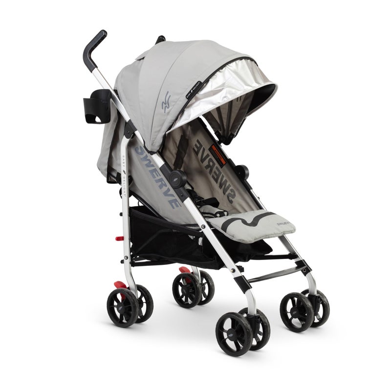 Baby Delight | Swerve Stroller | Lightweight | for Travel & Everyday | Multi-Position Recline | Compact Fold | Extra Storage | Grey - Image 1