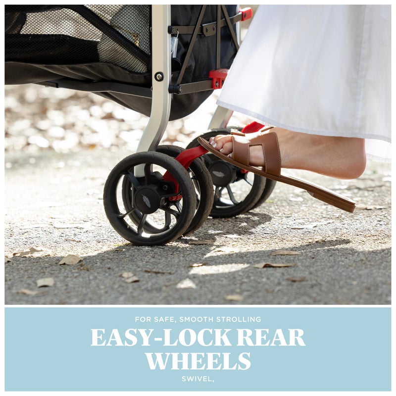 Baby Delight | Swerve Stroller | Lightweight | for Travel & Everyday | Multi-Position Recline | Compact Fold | Extra Storage | Grey - Image 5