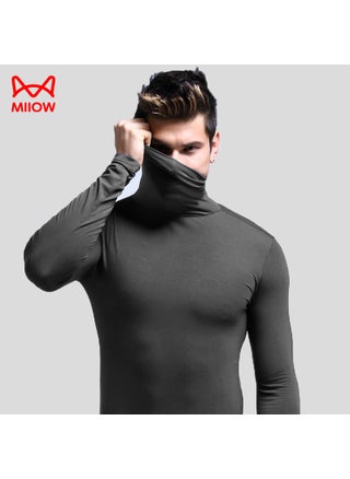 Mens Slim Fit Turtleneck Thermal Top Comfortable Thin Base Layer Grey - pzsku/Z9AE7D245152BF1A2F36AZ/45/1750431863/43876b43-792f-411d-a539-c1fe5ae1dd28