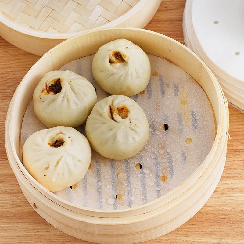 TANOMA Multipurpose Silicone Liner for Steamer, Air Fryer, Pressure Cooker: Upgraded Reusable Air Fryer Liners, Silicone Baking Mat Steamer Liner, AirFryer Accessory Parchment Paper Replacement 6"-12" - Image 5