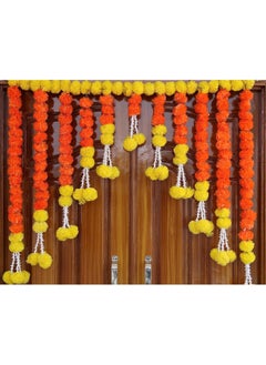 Shreeji artificial marigold Toran for door, window and backdrop