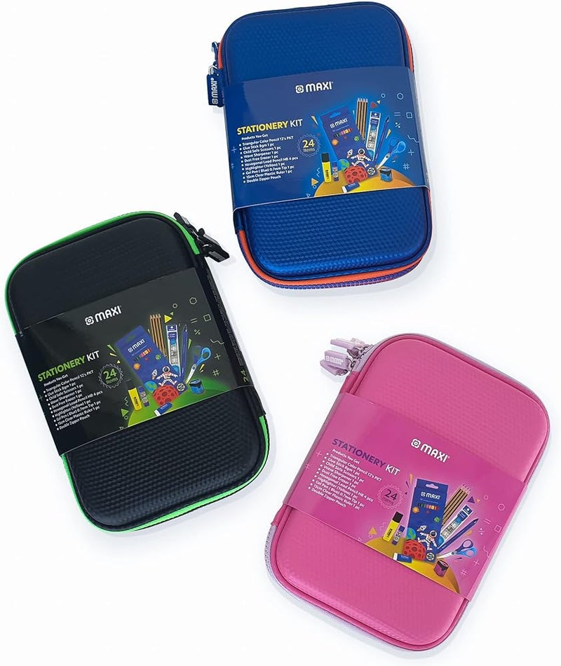 ماكسي حافظة أقلام من نوع EVA بسحاب مزدوج، رقم المنتج: Maxi Double Zipper EVA Pencil Case - Image 5