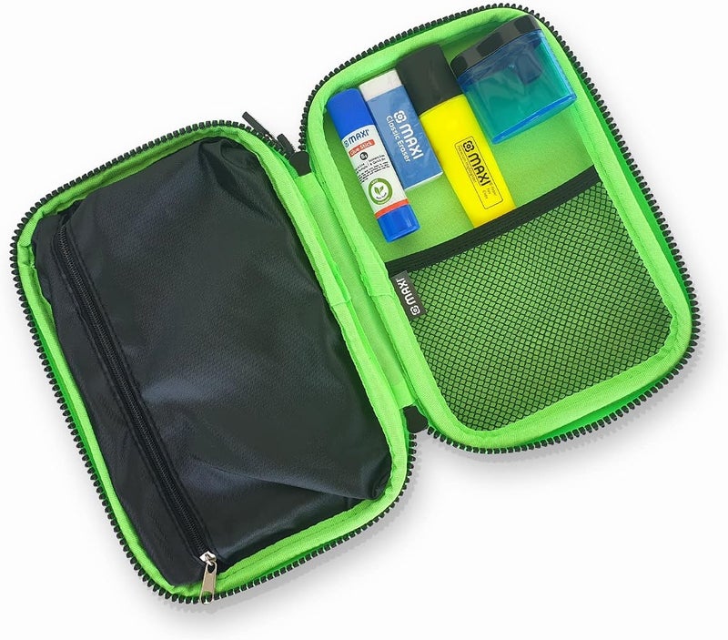 ماكسي حافظة أقلام من نوع EVA بسحاب مزدوج، رقم المنتج: Maxi Double Zipper EVA Pencil Case - Image 3