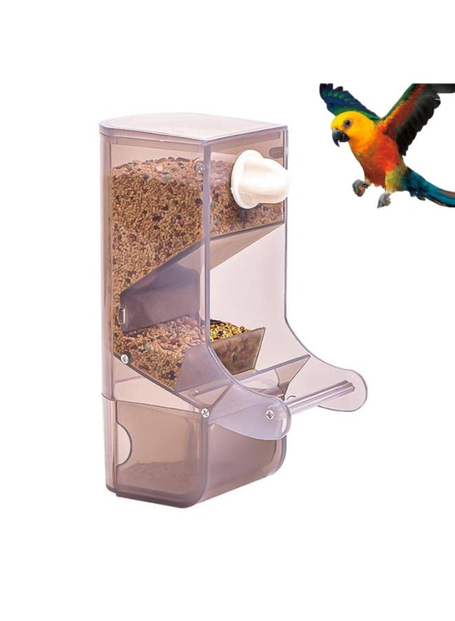 Automatic bird feeder, no residue bird feeder, parrot feeder, parrot cage accessories, suitable for budgies, canaries, cockatiels, finches. - Image 1