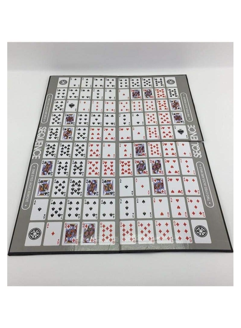 SEQUENCE Large Board Game: Sequence Creation Strategy Game for 12 Players, Ages 7+ - Image 2
