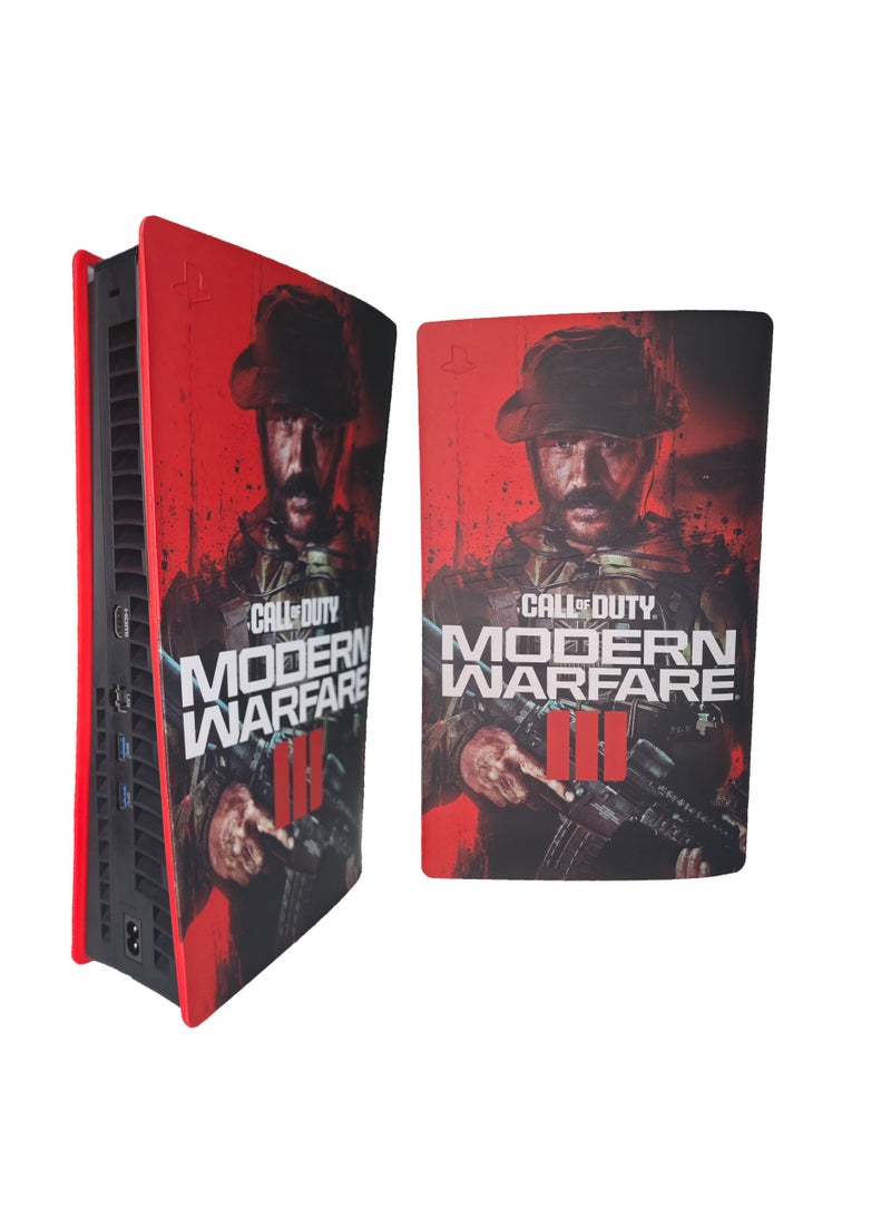 PS5 Slim Disc Drive Edition Silicon Protective Case, Call of Duty 3 Game Theme, Full Body Protection - Image 3