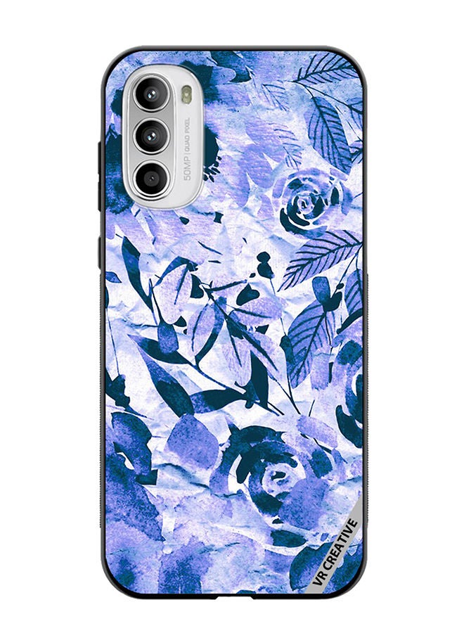 VR CREATIVE Protective Case Cover For Motorola Moto G82 Flower Design Multicolour - Image 1