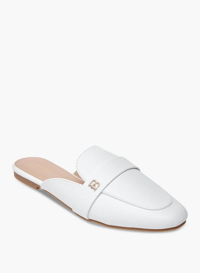 Flora Bella By Shoexpress Textured Slip-On Mules