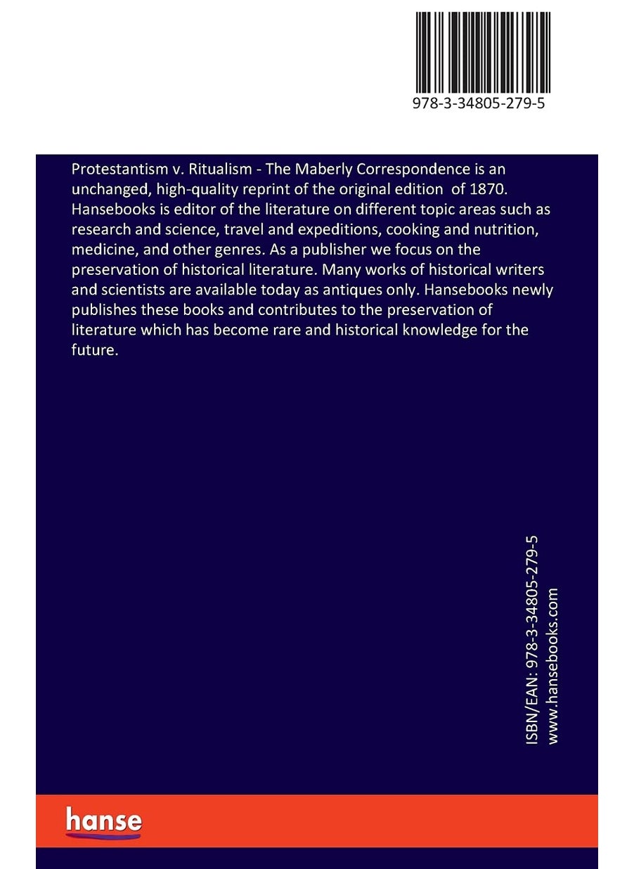 Protestantism v. Ritualism: The Maberly Correspondence  - Image 2