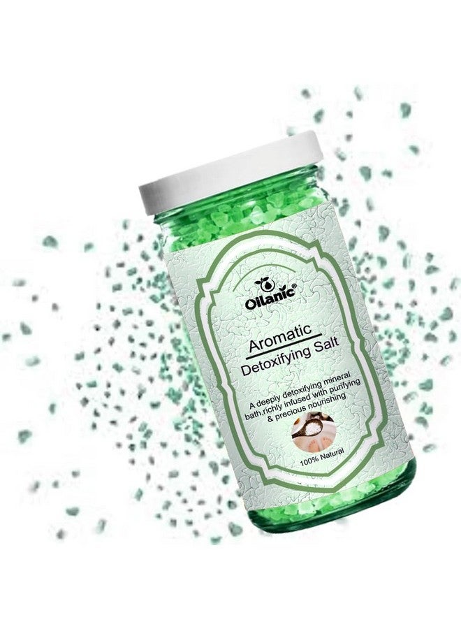 Oilanic ملح استحمام عطرى ديتوكس من أويلانيك للعناية بالبشرة والجسم (عبوة من 3، كل منها 200 جرام) | ملح أروماتيرابي مغذى لتخفيف التوتر، لتنظيف عميق واسترخاء، لعملية ديتوكس للبشرة | - Image 2