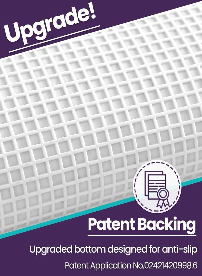 DEXI Bathroom Rug Washable, 17x30 Non Slip Bath Mat Absorbent, Soft Plush Microfiber Bathmat Quick Dry for Shower Floor, Colorful - Image 4