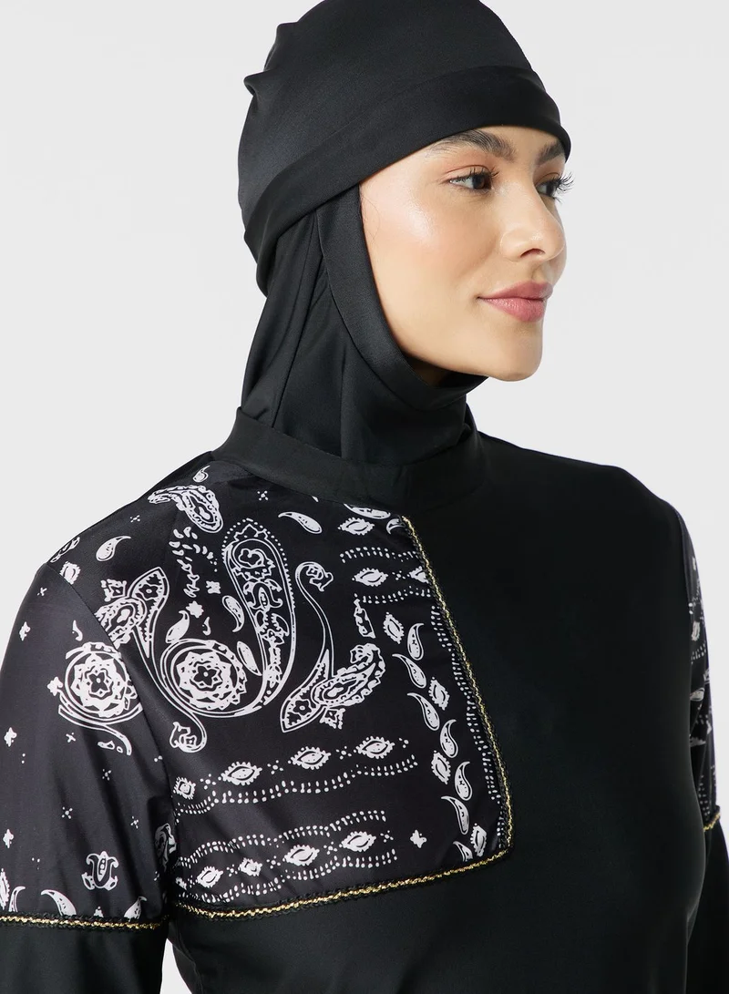 Khizana 3 Piece Modest Burkini Set