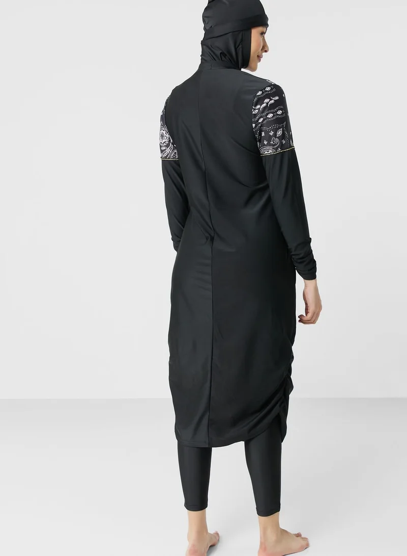 Khizana 3 Piece Modest Burkini Set