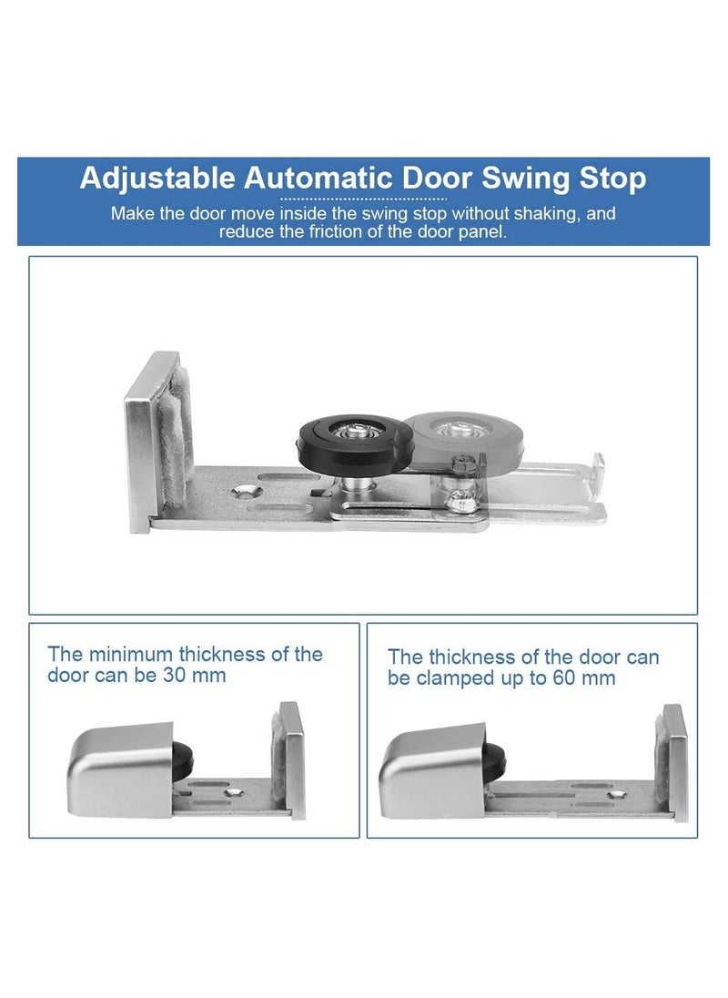 Y&D SYOSI Door Floor Guide, Adjustable Sliding Track, Barn Hardware Bottom, Automatic Fittings Bottom Guide  - Image 3