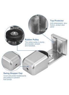 Y&D SYOSI Door Floor Guide, Adjustable Sliding Track, Barn Hardware Bottom, Automatic Fittings Bottom Guide  - Image 4
