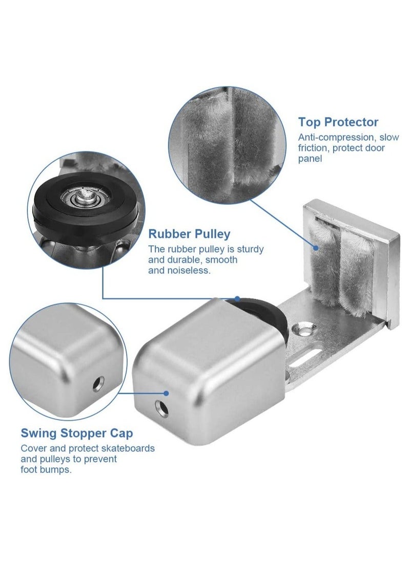 Y&D SYOSI Door Floor Guide, Adjustable Sliding Track, Barn Hardware Bottom, Automatic Fittings Bottom Guide  - Image 4