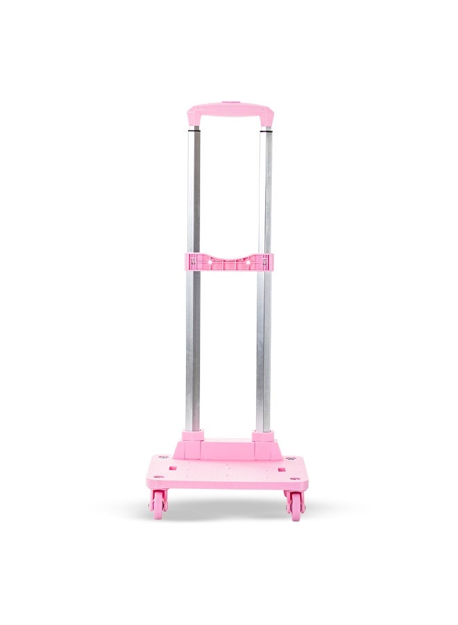 Eazy Kids عربة حقيبة المدرسة للأطفال بأربع عجلات - وردي - Image 2