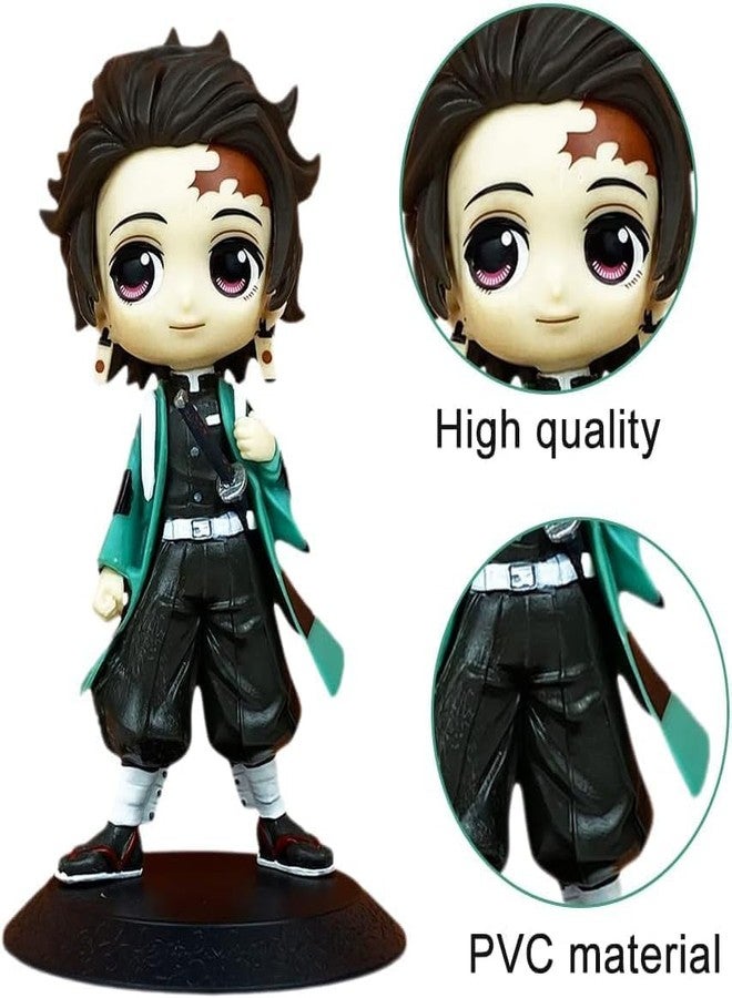 FowWelt Demon Slayer Kimetsu no Yaiba 6" in Action Figure| Lightweight Attractive Durable Collectibles Figures for Home Decors Office Desk and Study Table (New Tanjiro) - Image 4