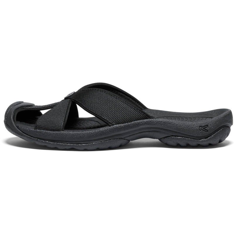 KEEN Women's Bali Slip On Closed Toe Flip-Flops, Black/Steel Grey, 7 - Image 3