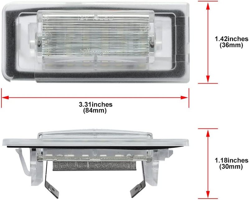 Vuzmode LED License Plate Lights for Audi TT MK1 - Image 2