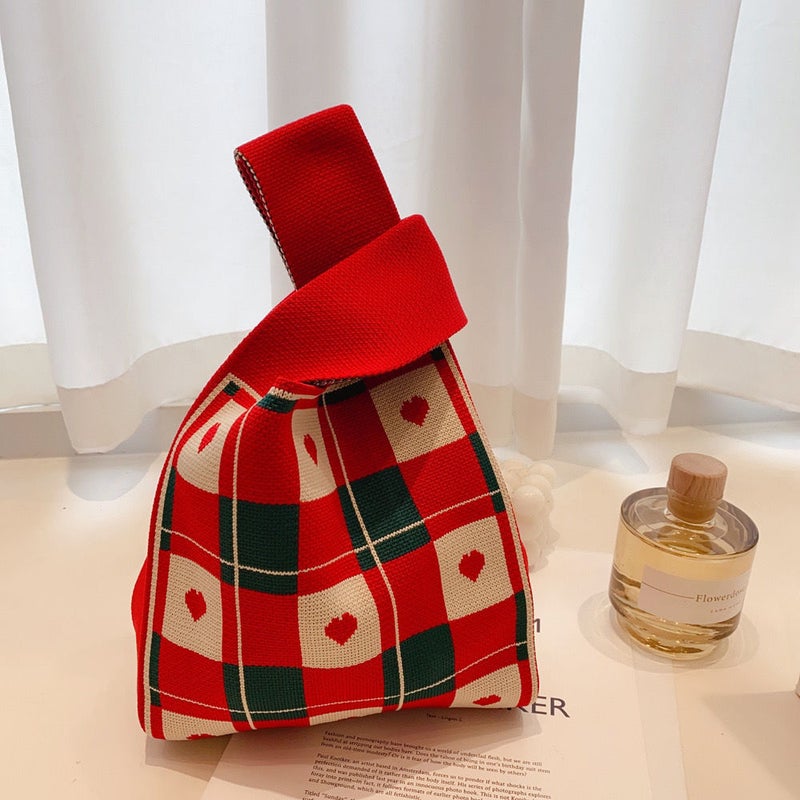 Souvenir Bag Knitted Handbag For Women Cute Versatile Wrist Bag Vest Bag Souvenir Handbag Gift Bag - Image 2
