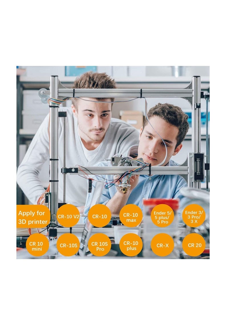 Captaintech Hand Twist Drill Aluminum Leveling Nut and Hot Bed Die Springs Printer Accessories Compression Springs Compatible with 3/3 Pro Ender 5/5 Plus/Pro CR 20 3D Printer (8 Pieces) - Image 5