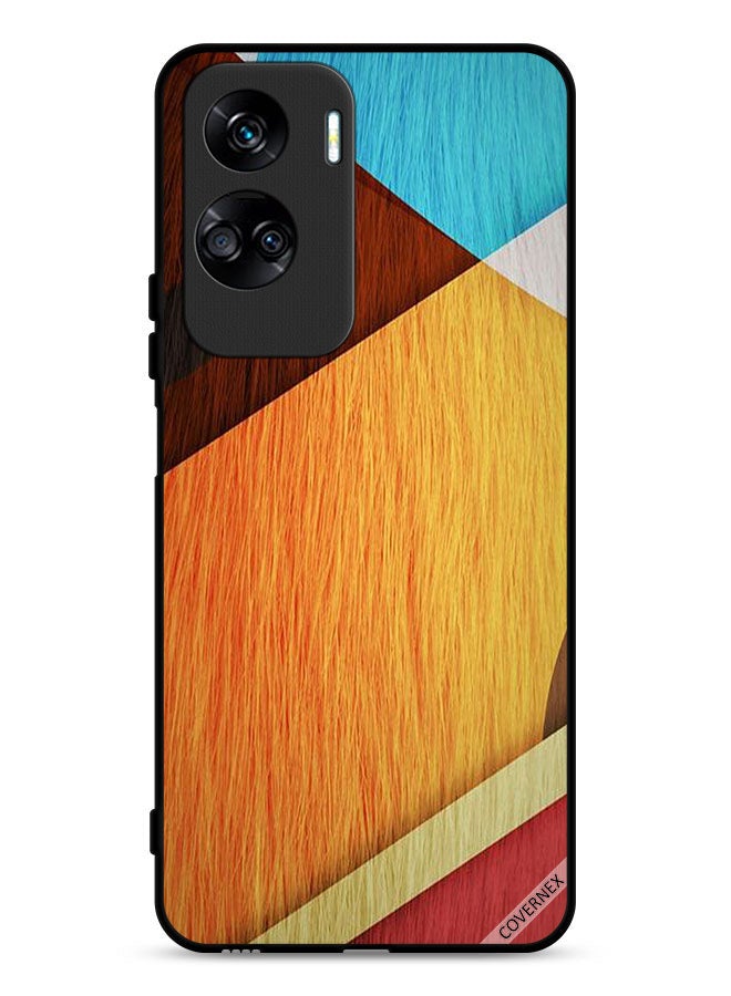 Covernex Honor 90 Lite 5G Protective Case Cover Wooden Texture  - Image 1