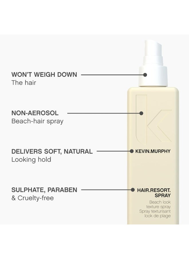 KEVIN.MURPHY HAIR.RESORT.SPRAY - Beach Look Hairspray - For Fine & Longer - Natural, Flexible Hold Hairspray - Lightweight Hairspray - Sulphate Free Hair Care - 150 mL / 5.1 fl oz - Image 2