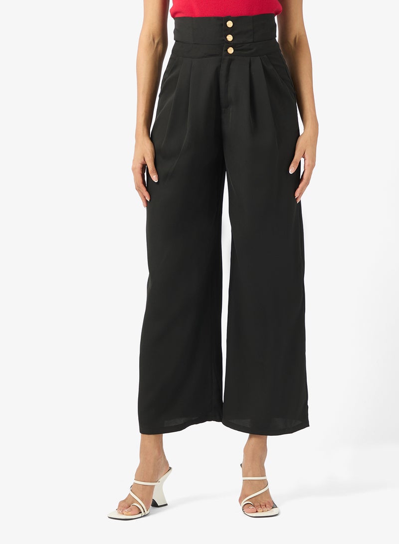 ELLA High Waisted Tailored Trouser - Image 1