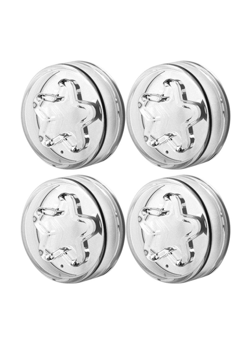 KASTWAVE Door Stopper Wall Protector, Door Knob Wall Shield, Rubber Door Bumper Wall Protector With Self Adhesive, Wall Protector Door Handle Cushion Bumpers for Refrigerator Door, Cabinets (4 PCS) - Image 1