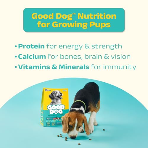 Good Dog Puppy Dry Dog Food | Oven Baked | Fresh Chicken & Eggs | 1 kg | Palatable Meal for Healthy Growth, Strong Bones, Immunity & Digestion | Nutritionally Crafted | Puppy Food for All Breeds - Image 5