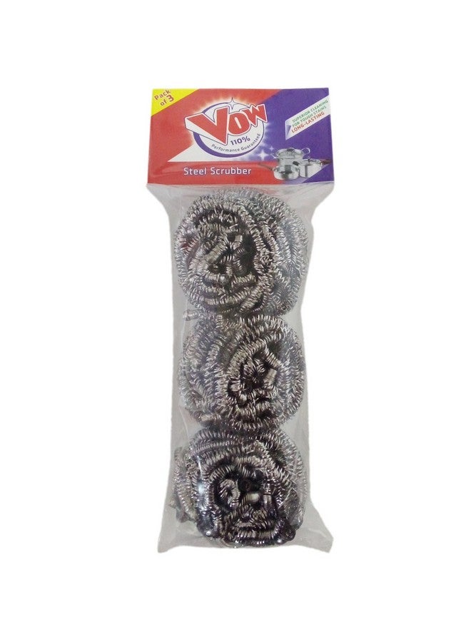 Vow Steel Scrubber (Pack of 3) - Image 1
