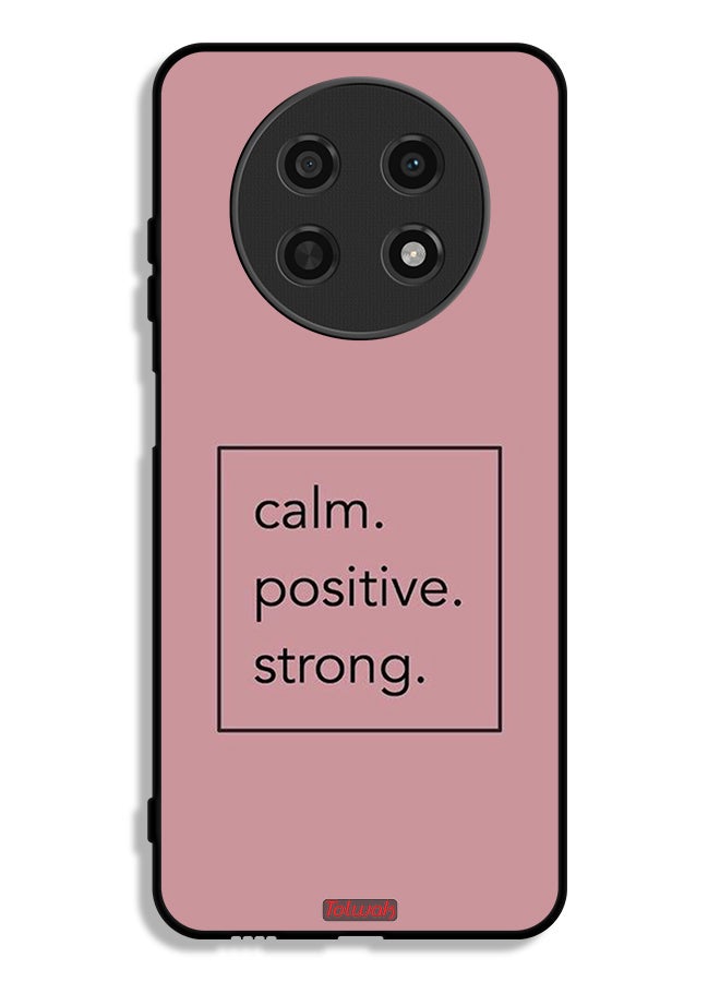 Tolwak Huawei nova Y91 Protective Case Cover Calm Positive Strong - Image 1